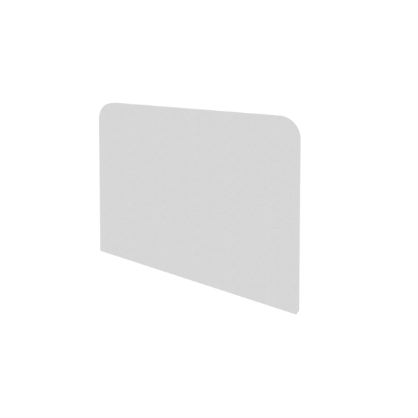 Экран боковой для столов с глубиной столешницы 600мм Slim С.ЭКР.Б-60 600x435x18 (Серый)