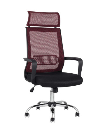 Кресло офисное TopChairs Style красное (Компьютерное кресло Style красный)