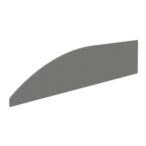 Экран Riva А.ЭКР-4.1 1600x450x18 (Венге-Металлик)