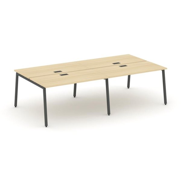 Рабочая станция 2-х сторонняя SN-4A.DRS-044 (3160х1432х750) (Акация Лорка/Металл Антрацит)