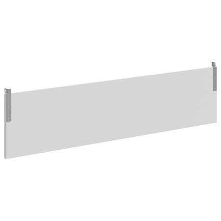 Фронтальная панель Xten Gloss XGDST 167.1 1500x350x18 (Белый/полированная сталь)