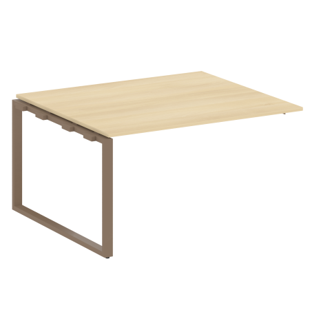 Проходной наборный элемент переговорного стола Metal System Style БО.ППРГ-3 1400x1235x750 (Акация/Мокко металл)