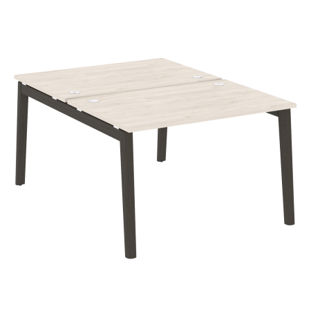 Рабочая станция на деревянных опорах Onix Wood OW.D.RS-2.2.8 1180x1635x750 (Денвер Светлый/Дуб Темный)