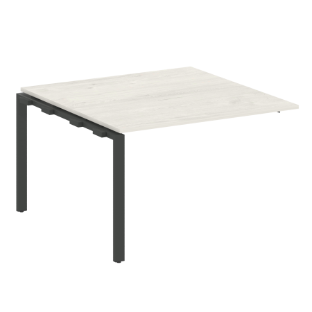 Проходной наборный элемент переговорного стола Metal System Style БП.ППРГ-2 1200x1235x750 (Дуб Наварра/Антрацит металл)