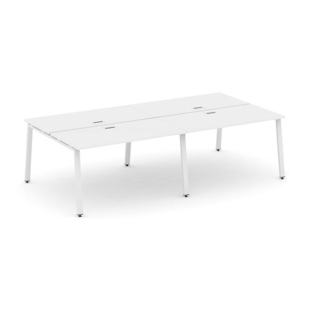 Рабочая станция 2-х сторонняя SN-6A.DRS-034 (3160х1232х750) (Белый/Металл Белый)