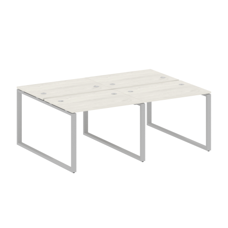 Рабочая станция Metal System Style БО.СМ-4.1 2000x1475x750 (Дуб Наварра/Серый металл)