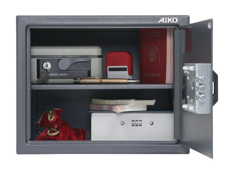 Мебельный сейф AIKO Т-280 EL (Графит) Мебельный сейф AIKO Т-280 EL (Графит)