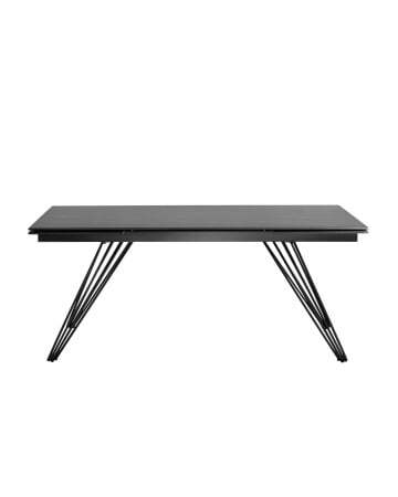 Стол обеденный Пандора раскладной 180-280*90 керамика темная (Стол обеденный Пандора черный)