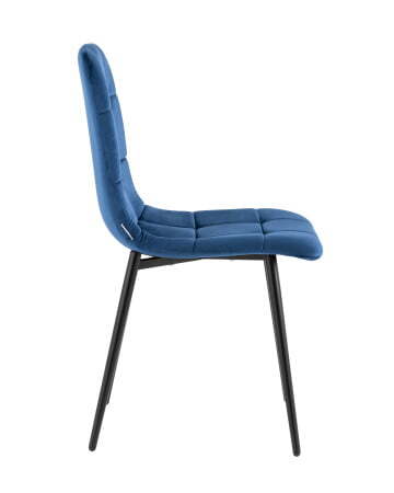 Стул Одди велюр синий (Стул Одди синий)