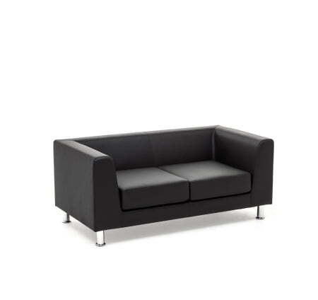 EVA Диван 2-местный (ЧЕРНЫЙ)