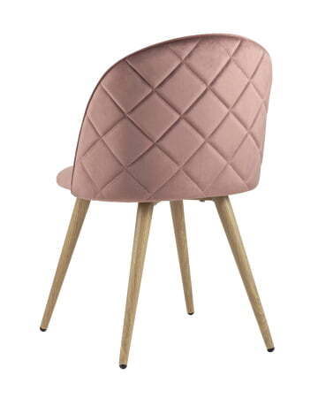 Стул Лион велюр с ромбами розовый (Стул Лион NEW розовый)