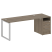 Рабочая станция Metal System Style БО.РС-СТП1.4 1812x720x750 (Дуб Наварра/Серый металл) Рабочая станция Metal System Style БО.РС-СТП1.4 1812x720x750 (Дуб Наварра/Серый металл)