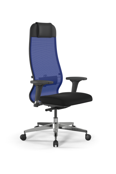 Кресло для руководителя Метта SynchroSit 10 B1-111D - X2+UMF(X1) /Ub00/Wh00/D02P(M23.B22.G18.W03) (Синий | Черный) Кресло для руководителя Метта SynchroSit 10 B1-111D - X2+UMF(X1) /Ub00/Wh00/D02P(M23.B22.G18.W03) (Синий | Черный)