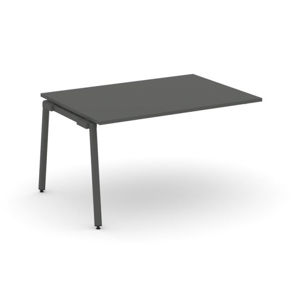 Проходной наборный элемент переговорного стола SN-4A.NSPRG-004.3 (1580х980х750) (Антрацит/Металл Антрацит)