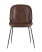 Стул барный Beetle PU со спинкой коричневый (Стул барный Турин коричневый)