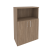 Шкаф средний широкий Onix O.ST-2.1 800x420x1207 (Тиквуд Темный) Шкаф средний широкий Onix O.ST-2.1 800x420x1207 (Тиквуд Темный)