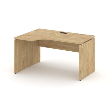 Стол рабочий эргономичный SN-D.SPA-001(L) (1380х600/980х750) (Тиквуд Светлый)