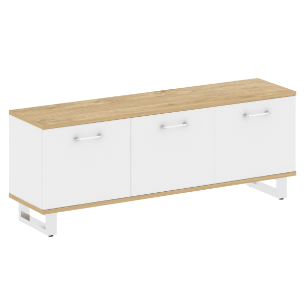 Греденция большая Shift SK.GR-B (1797x450x680) (Тиквуд Светлый-Белый Бриллиант)