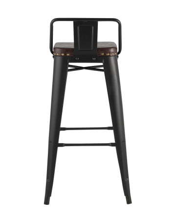 Стул барный TOLIX SOFT черный матовый (Стул барный Tolix Soft черный матовый)