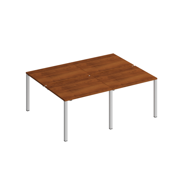Рабочая станция на металлокаркасе КФ (4х100) Комфорт КФ К.1143-2 2000x1540x750 (Французский орехСерый) Рабочая станция на металлокаркасе КФ (4х100) Комфорт КФ К.1143-2 2000x1540x750 (Французский орехСерый)