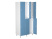 Шкаф для раздевалок WL 32-90 голубой/белый (Голубой | Белый)