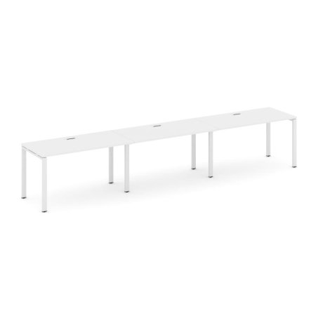 Рабочая станция 1 сторонняя SN-6P.ORS-032 (3540х600х750) (Белый/Металл Белый)