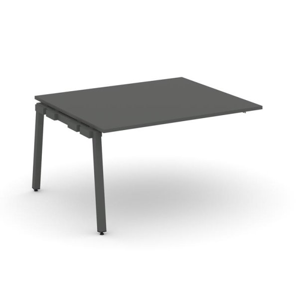 Проходной наборный элемент переговорного стола SN-5A.NSPRG-034.3 (1580х1180х750) (Антрацит/Металл Антрацит)
