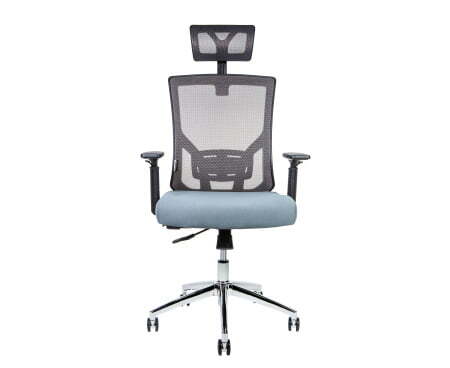 Гарда SL / черный пластик / серая сетка / серая сидушка (Серый)