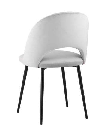 Стул Меган велюр светло-серый (Стул Меган светло-серый) Стул Меган велюр светло-серый (Стул Меган светло-серый)