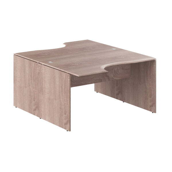 Рабочая станция из 2-х столов Wave W2CET 149.2 1400x1806x750 (Дуб Сонома)