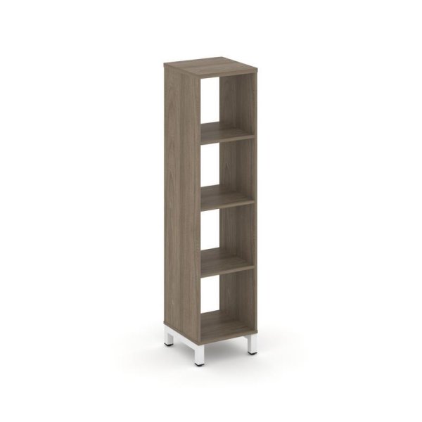 Каркас стеллажа 4 яруса SN.KS-410 (387х400х1615) (Вяз Благородный/Металл Белый) Каркас стеллажа 4 яруса SN.KS-410 (387х400х1615) (Вяз Благородный/Металл Белый)