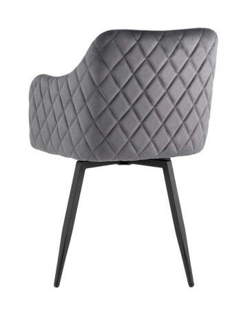 Стул Ника вращающийся велюр серый (Стул Ника серый)