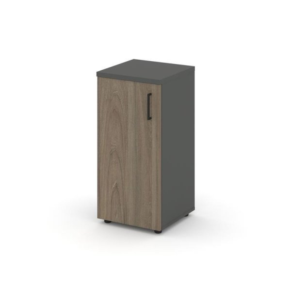 Шкаф низкий узкий SN.STU.E-301(L) (400х400х833) (Антрацит/Вяз Благородный) Шкаф низкий узкий SN.STU.E-301(L) (400х400х833) (Антрацит/Вяз Благородный)