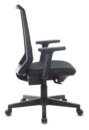 Кресло MC-611N черный TW-01 38-418 сетка/ткань крестов. пластик (Черный) Кресло MC-611N черный TW-01 38-418 сетка/ткань крестов. пластик (Черный)