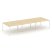 Рабочая станция 2-х сторонняя SN-4P.DRS-071 (2940х1432х750) (Тиквуд Светлый/Металл Антрацит) Рабочая станция 2-х сторонняя SN-4P.DRS-071 (2940х1432х750) (Тиквуд Светлый/Металл Антрацит)