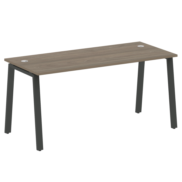 Стол письменный Metal System Style БА.СП-4 1600x720x750 (Вяз/Антрацит металл)