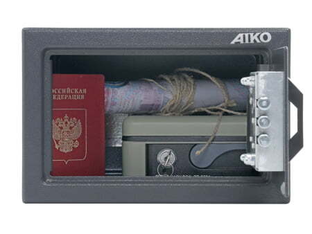 Мебельный сейф AIKO Т-170 EL (Графит) Мебельный сейф AIKO Т-170 EL (Графит)