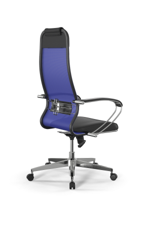 Кресло для руководителя Метта Sit 10 B1-115K - T+Extra /Um00/Wm12/K1cL(M09.B22.G18.W02) (Васильковый | Черный) Кресло для руководителя Метта Sit 10 B1-115K - T+Extra /Um00/Wm12/K1cL(M09.B22.G18.W02) (Васильковый | Черный)