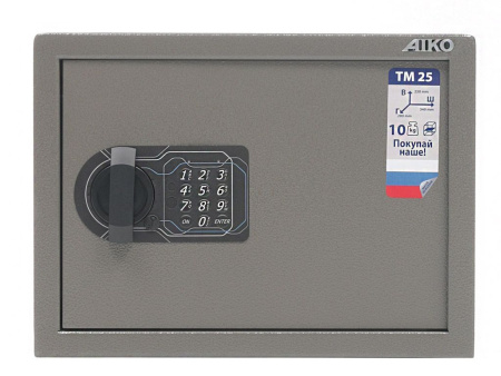 Офисный сейф AIKO TM-25 EL (Серый) Офисный сейф AIKO TM-25 EL (Серый)