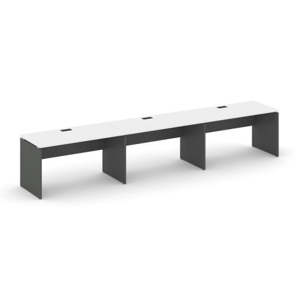 Рабочая станция 1 сторонняя SN-D.ORS-031 (2940х600х750) (Белый/Антрацит)