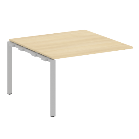 Проходной наборный элемент переговорного стола Metal System Style БП.ППРГ-2 1200x1235x750 (Акация/Серый металл)