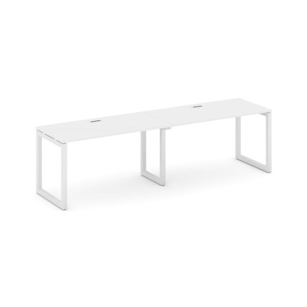 Рабочая станция 1 сторонняя SN-5O.ORS-004 (3160х600х750) (Белый/Металл Белый)