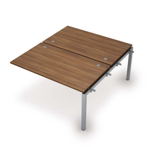 6МБС.5289 Бенч-система на 2 рабочих места, средний модуль (1400x1635x750) (Шамони темный/Алюминий матовый)