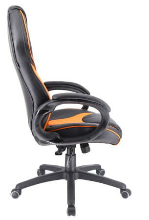 Кресло игровое Wing TM Экокожа Оранжевый (Everprof Wing TM Экокожа Оранжевый)