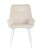 Стул Диана велюр кремовый ножки белые (Стул Диана кремовый)