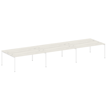 Рабочая станция на 6 раб. мест Metal System Style БП.СМ-6.5 5400x1475x750 (Акация/Антрацит металл)