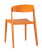 Стул Moris пластик оранжевый (Стул пластиковый Moris оранжевый)