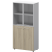 Шкаф высокий комб. Кортез СМШ48.28F.28RS(Б) 792x362x1595 (Кронберг/Белый)