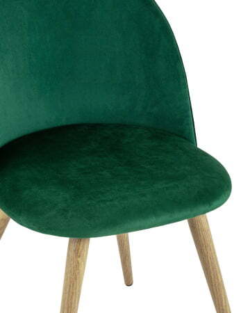 Стул Лион велюр с ромбами зеленый (Стул Лион зеленый)