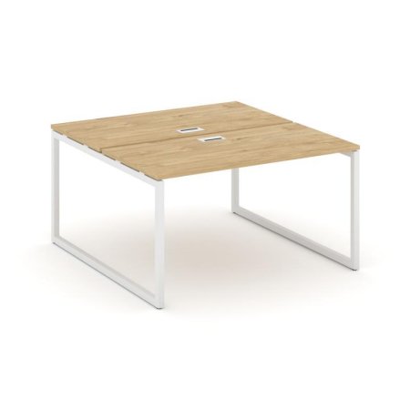 Рабочая станция 2-х сторонняя SN-4O.DRS-021 (980х1632х750) (Тиквуд Светлый/Металл Белый)